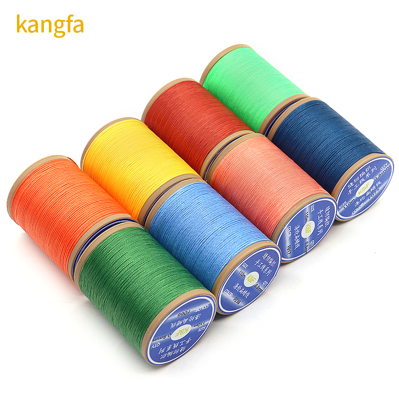 Handmade Leather Sewing Wax Thread 150D/16 Strength Polyester Braided Rope for DIY