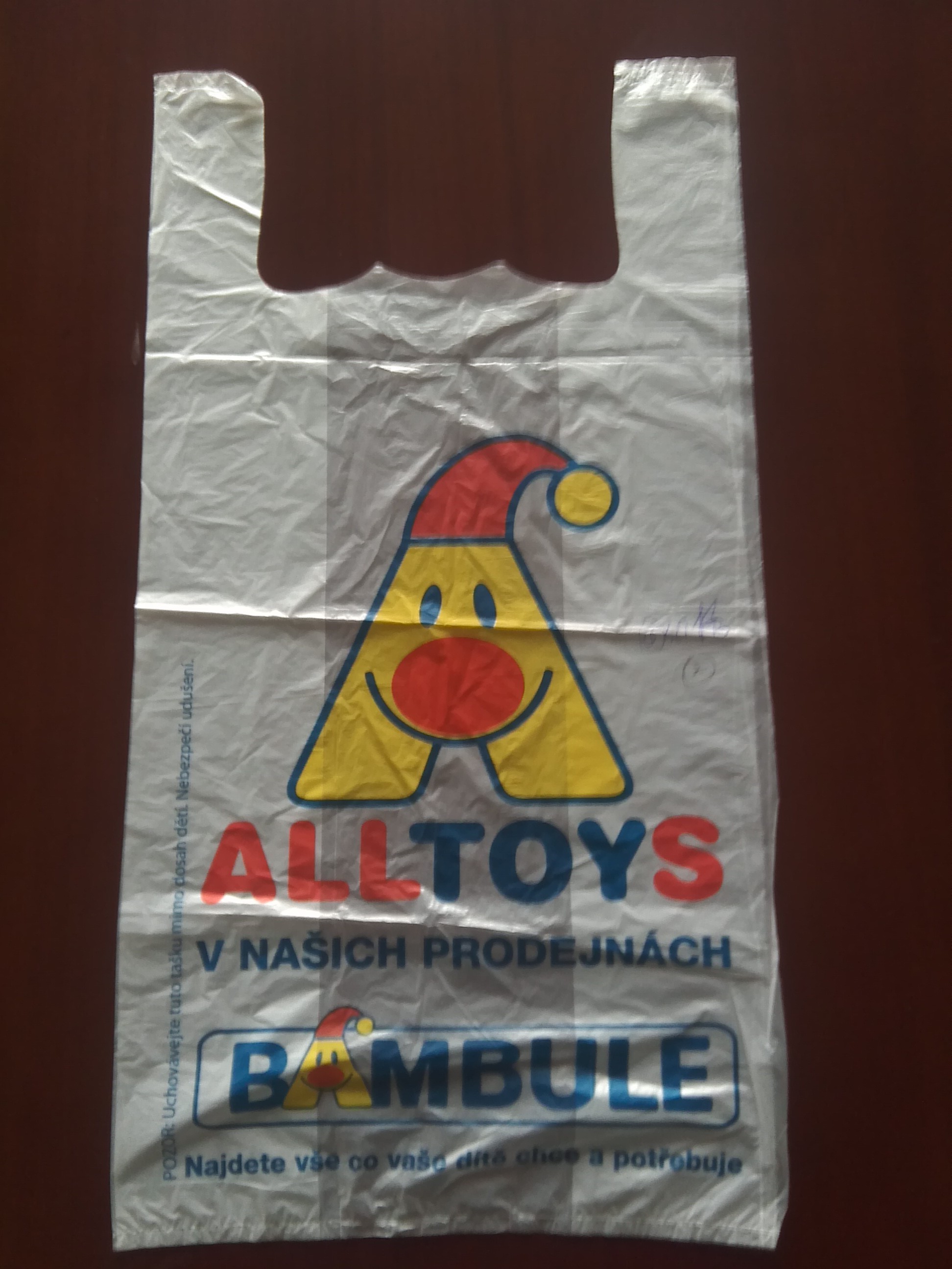 240+120*450mm 16mic Plastic T-Shirt Shopping Bag - 500/Case , HDPE Material
