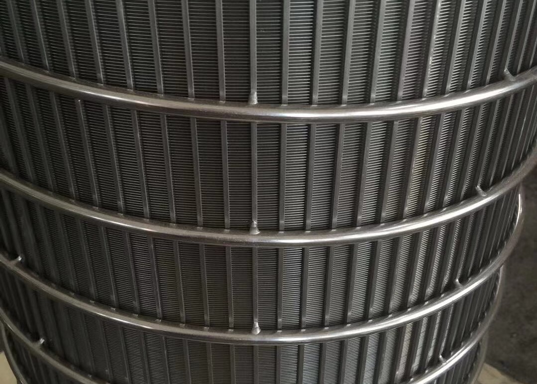 Wear Resistant SS304 Ripple Board Slot Screen Basket