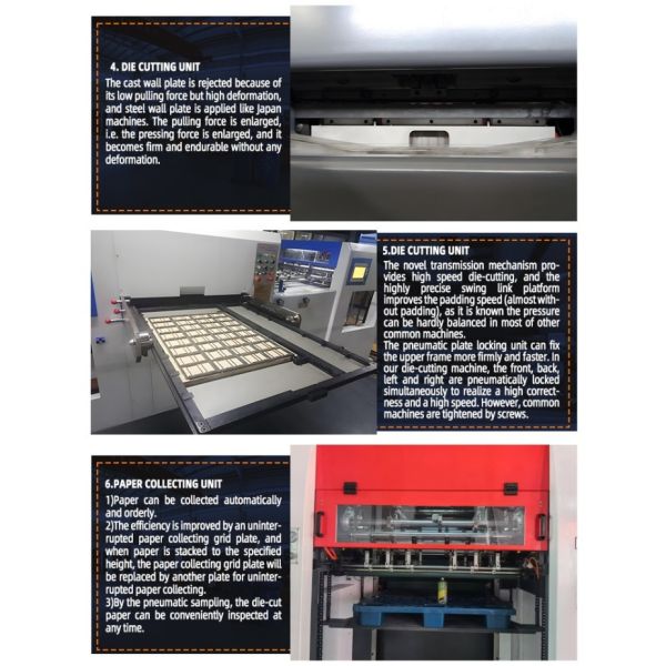JIGUO MY-800H Automatic Die Cutting Machine Perfect For Label Cardboard Box And Garment Tag Production