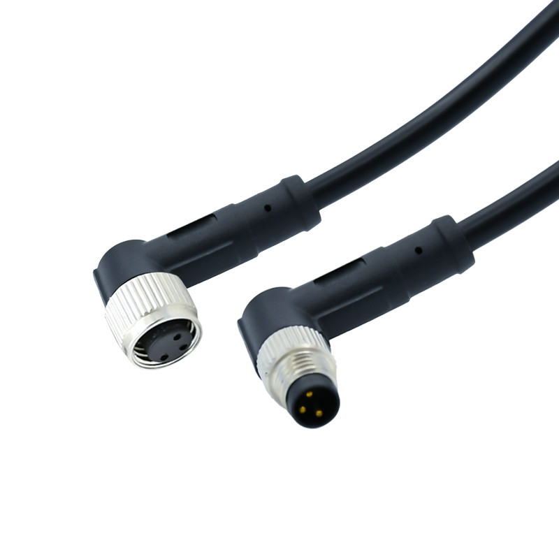 Round Waterproof Cable Connector Device Black White color
