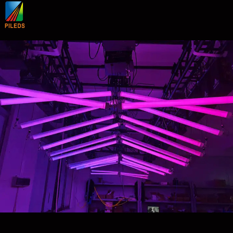 DMX Motor Kinetic LED Lights RGB Color For Stage Event Show OEM
