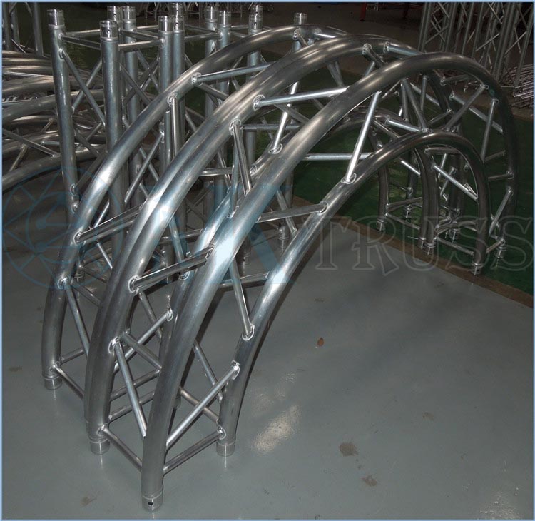 2m-12m Length Semi Circle Roof Truss for Exhibition Booth Construction Design