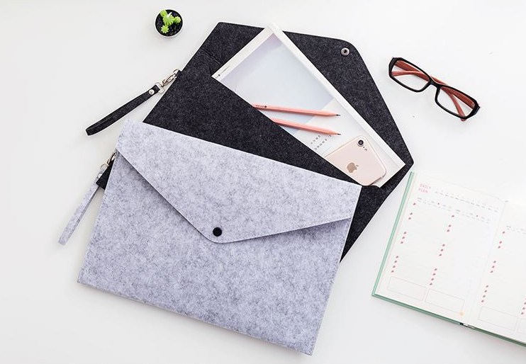Simple Notebook Bag Tablet PC Case 5 MM Felt Ladies Computer Bag Fashion Felt Laptop Bag Receive