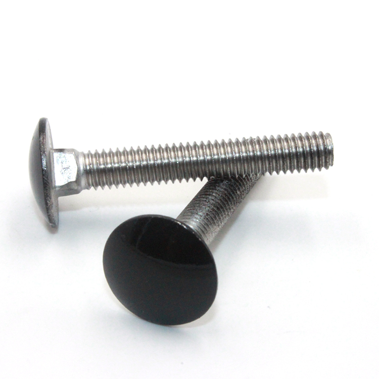 DIN 603 Galvanized Stainless Steel 304 Lock Bolts Nuts M8 Size Mushroom Head Square Neck Cup Socket