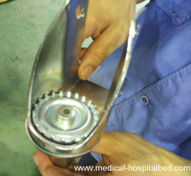 Round Stem Models 5 Inch Medical Castors , Care And Hospital Bed Casters
