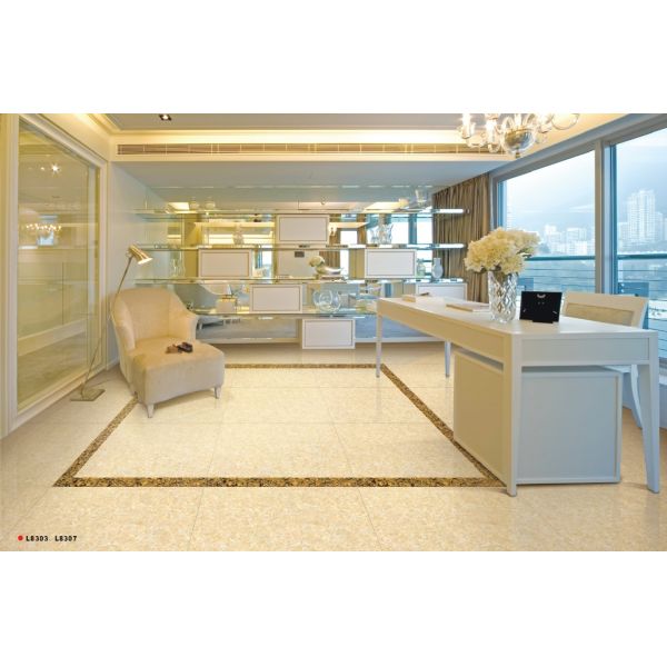 600x600mm Bulati double loading polished tile,glossy surface,porcelain tile