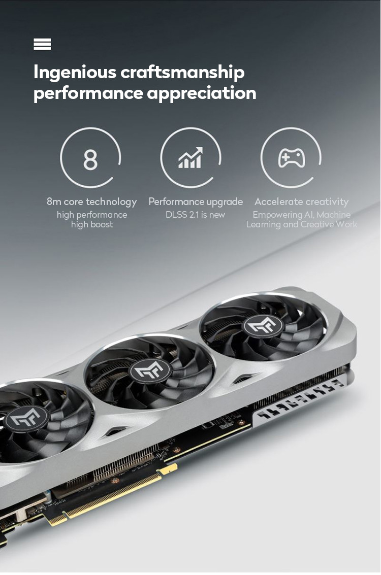 Gaming Geforce RTX 3060 Graphics Card Metal Master MAX OC 12GB GDDR6 192Bit N Card