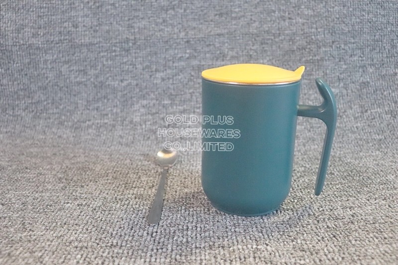 304SS Silicone Sublimation Coffee Mug With Spoon Customized Logo