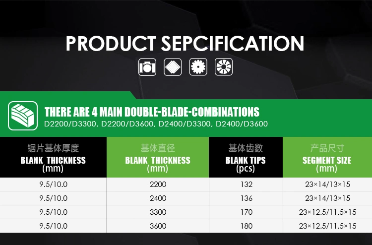 Diamond Cutting Tools Granite Quarry Cutting Diamond Segment for Granite