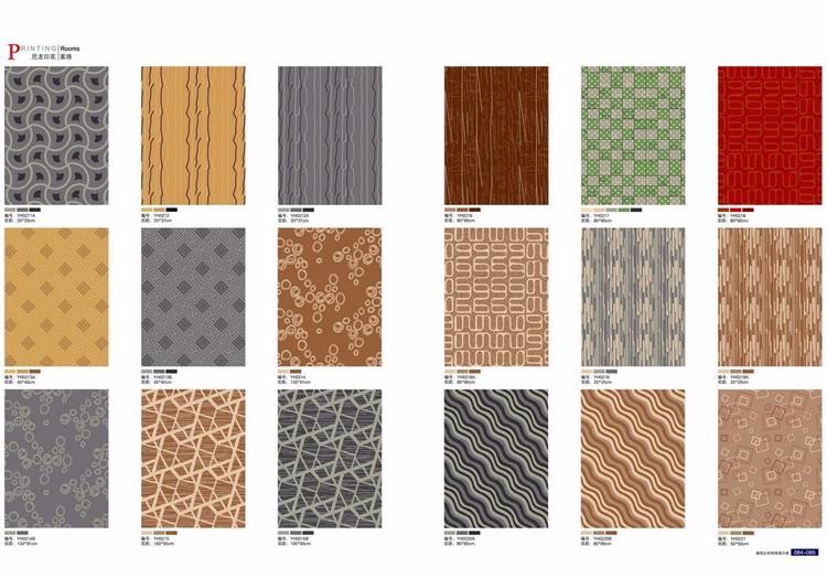 4m Star Hotel Nylon Polyester Carpet Pastel Color Printed Feature