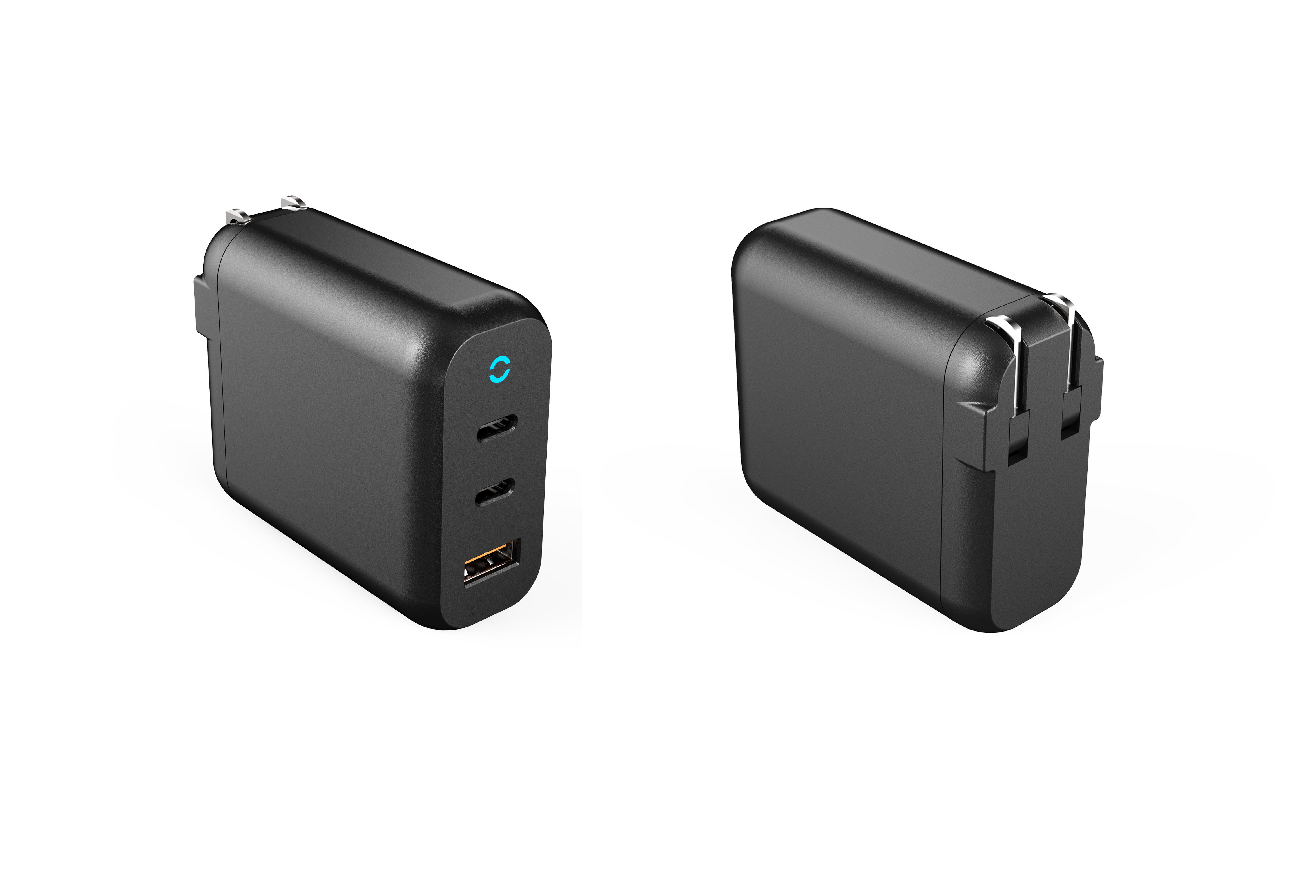 Fast Charging Usb C Folding Plug Super Wall GAN Charger