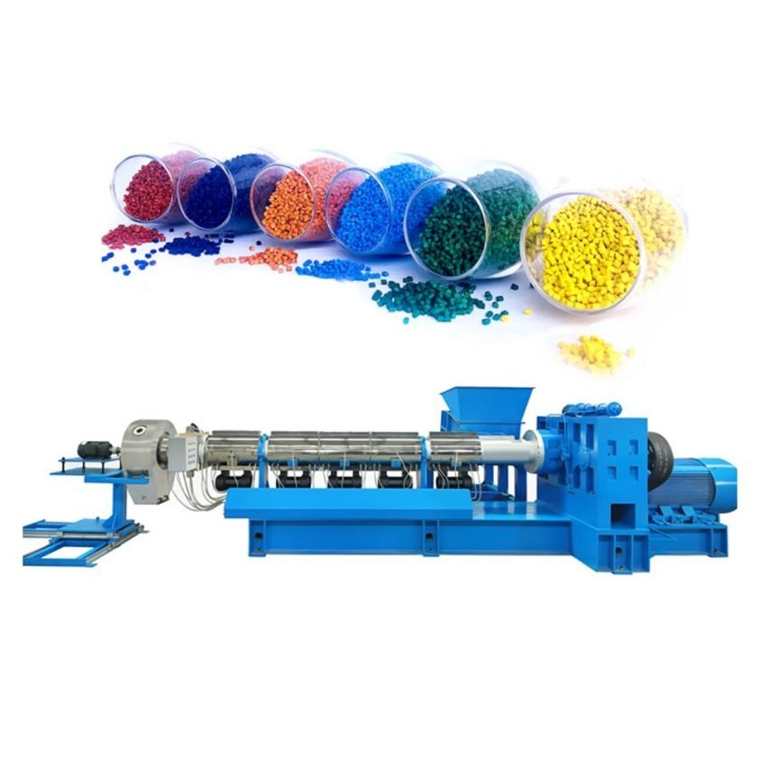 PA PC Plastic Pelletizing Machine Waste Plastic Single Screw Extruder 100mm-200mm