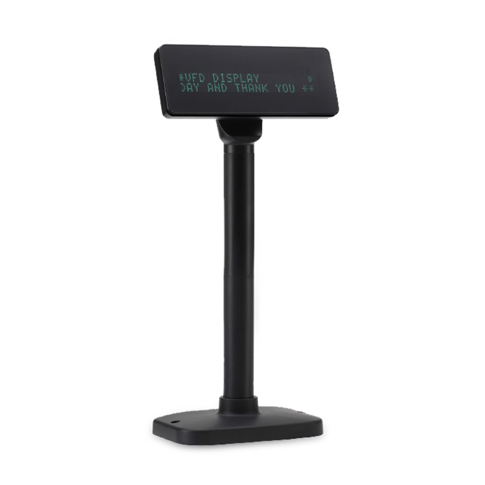 EMC LVD Full Flat Dot Matrix Usb Pole Display Two Lines Customer Facing Screen