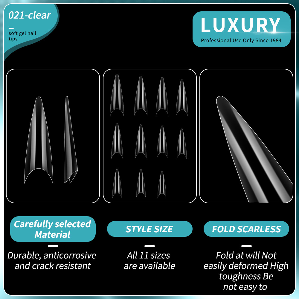 New Style Stiletto Half Cover False Nails Artificial Nail Tips For Nail Art Design