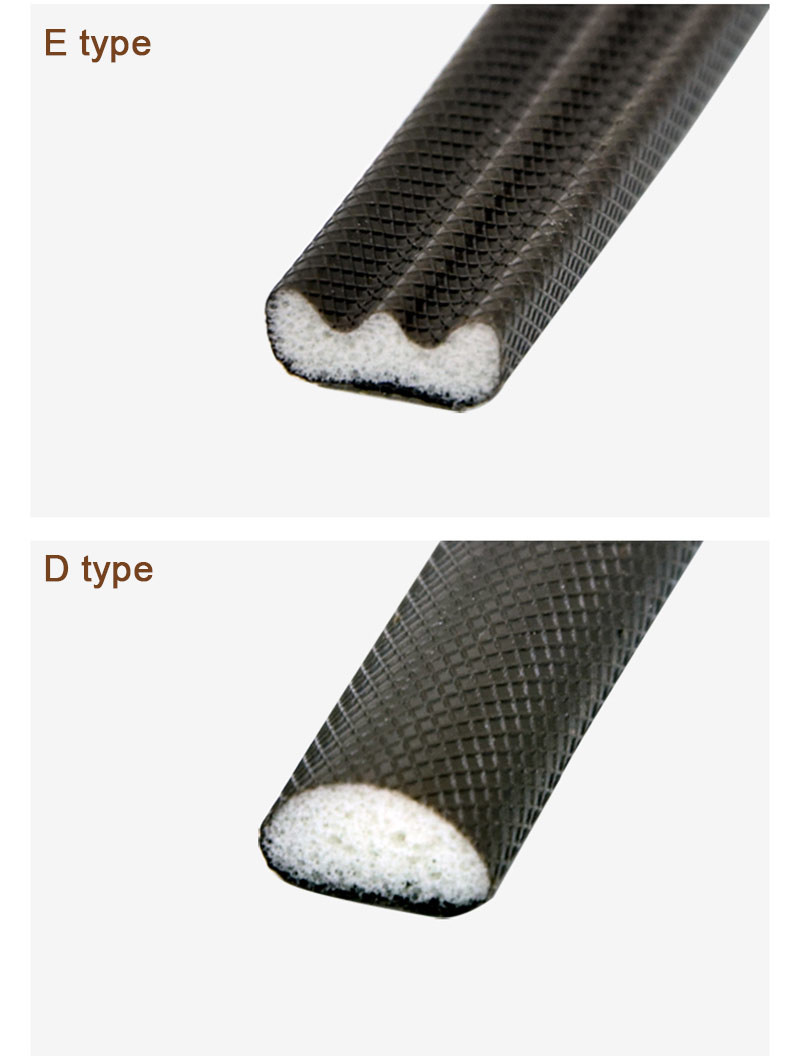 E Shape Self Adhesive Foam Strips For Windows Seals Anti Collision
