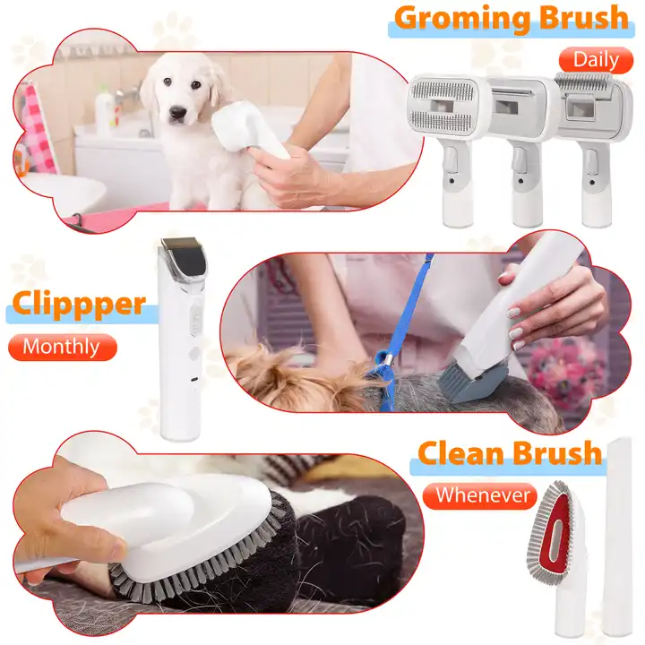 Hand Held Installation Professional Pet Cleaning Grooming Products Dog Cat Hair Vacuum Cleaner Kit