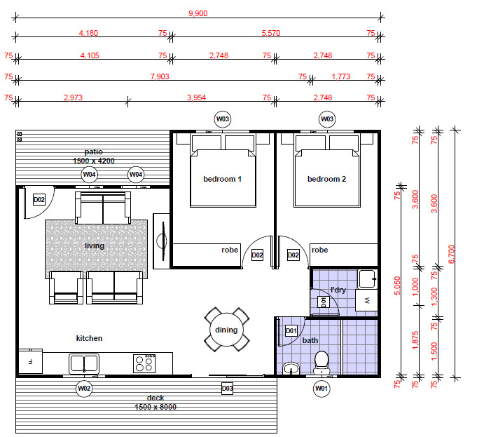 Light Steel Structure modular apartments Prefabricated Integrated Housing