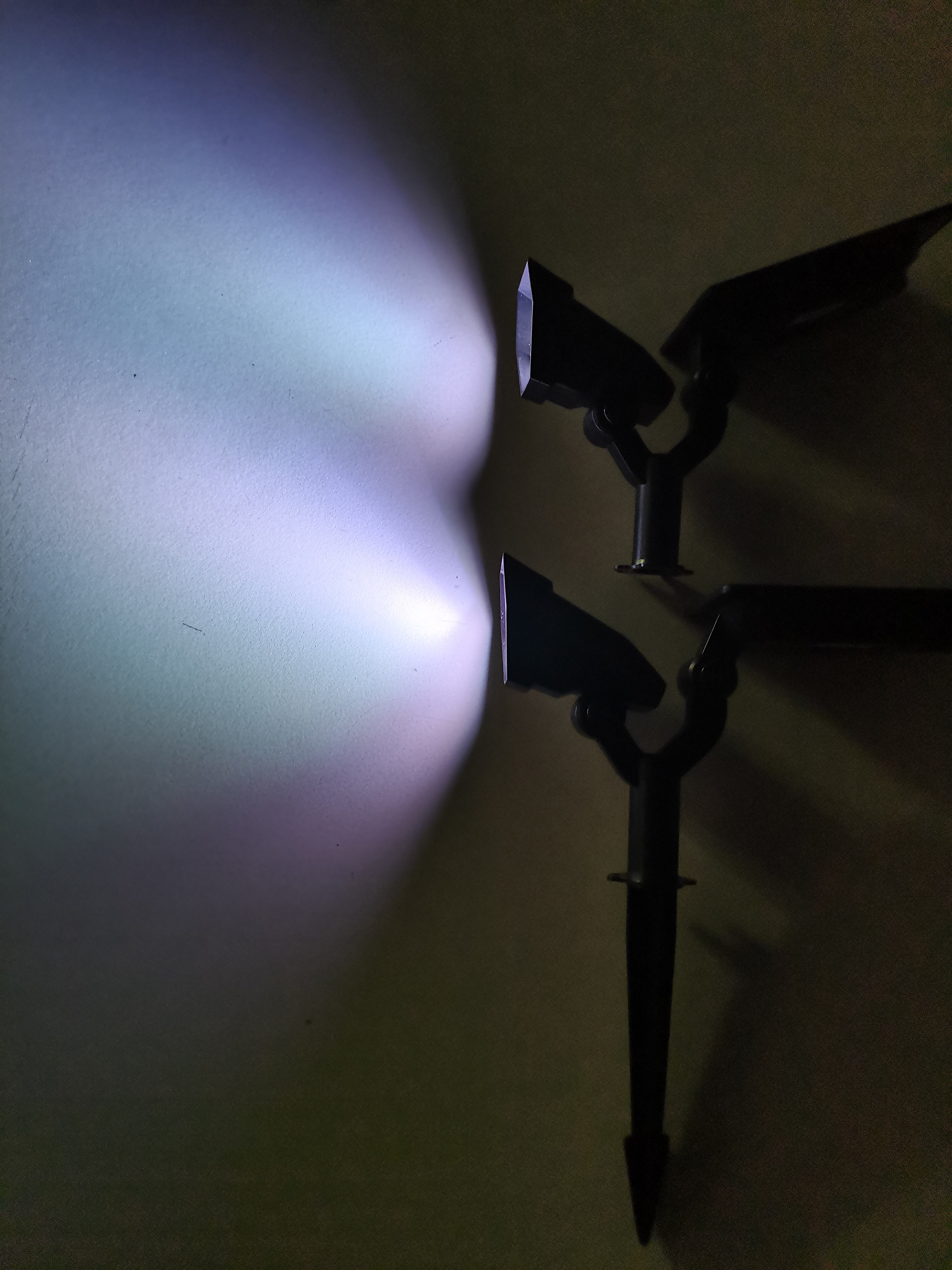Solar panel spotlight