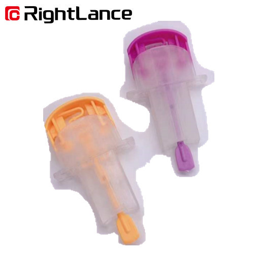 Non Reuse 28 Gauge 30g Finger Lancing Device Single Use Lancets Disposable