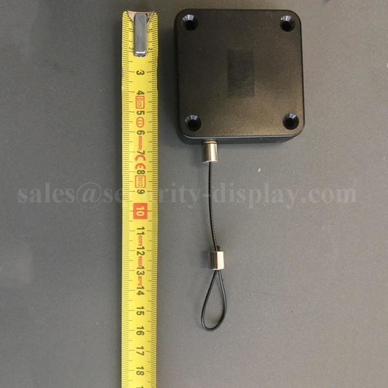 Square Retracting Multi-Purpose Security Tether With Adjustable Lasso End