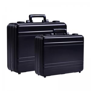 China MS-M-01 B Anodize Black Aluminum Briefcase Aluminum Attache Tool Case on sale