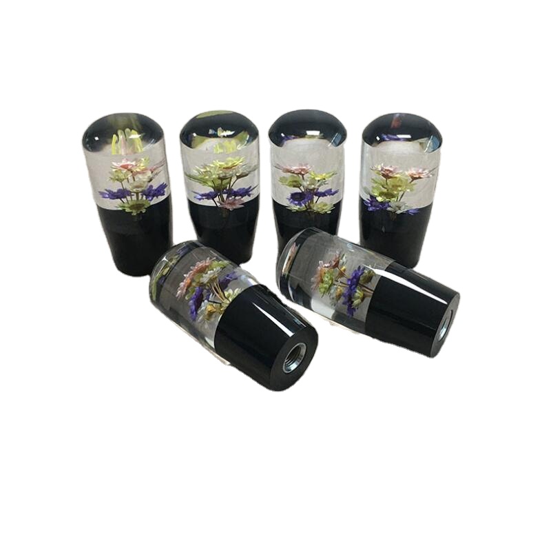 Round Billiard Gumball Shift Knob , Manual Gear Stick Shift Knob