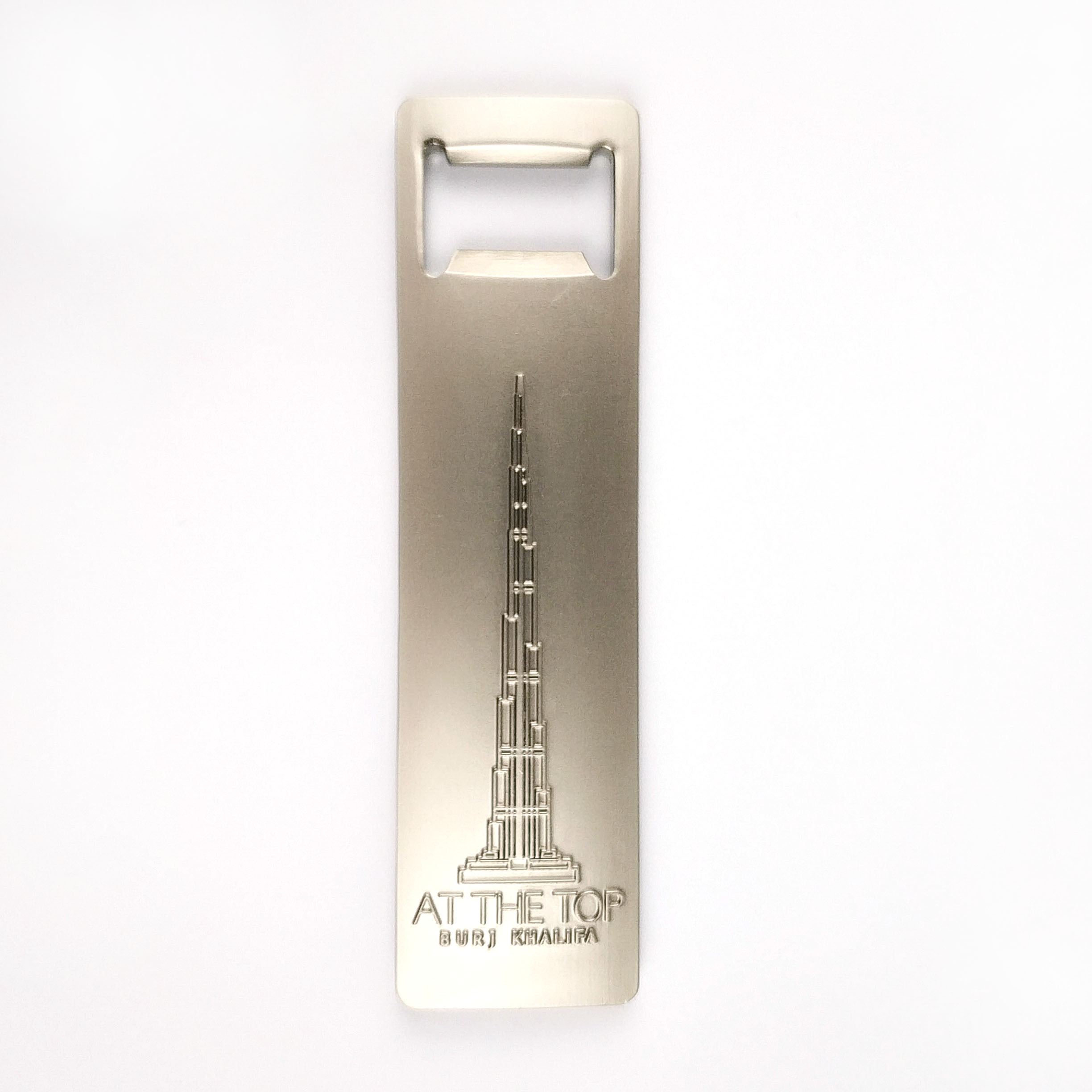 Custom Bottle Openers Matte Silver with Magnet and Eye-Catching Design for Your Branding