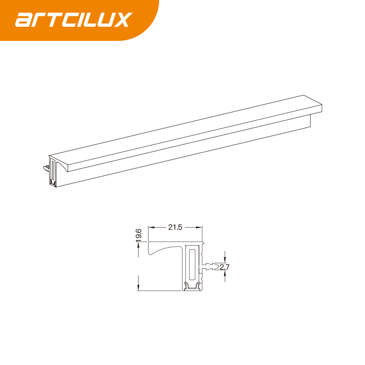 80lm/W Aluminum LED Strip Light 3000K 4000K 6000K With Hand Shaking LED Sensor