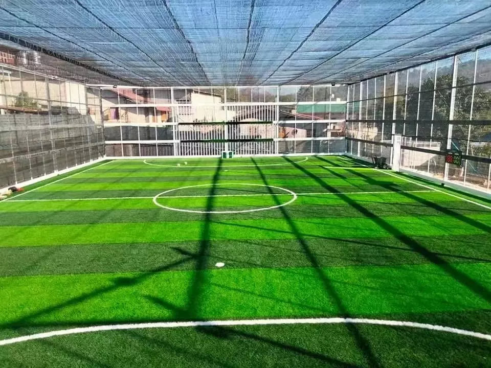 High Density Anti Slip Football Field Artificial Grass 50mm
