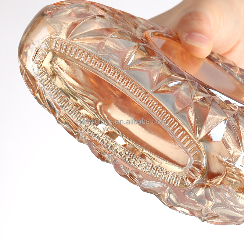 Manufacture 500ml 750ml Brandy Glass Bottle with Cap and Aluminum Plastic PP Collar