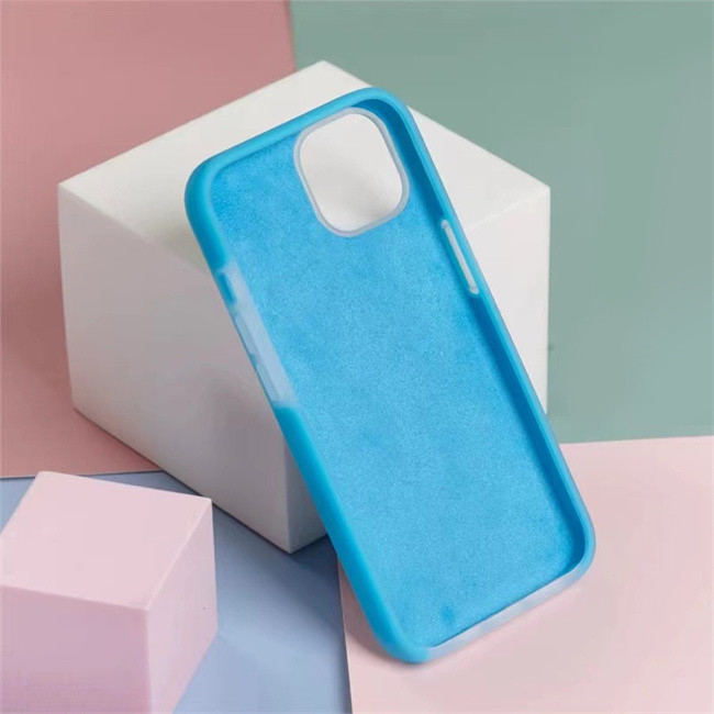 Mobile Shockproof Cell Phone Back Cover Jelly Liquid Silicone Case For Iphone 14 / 14pro / 14 Pro Max / 13 / 13pro