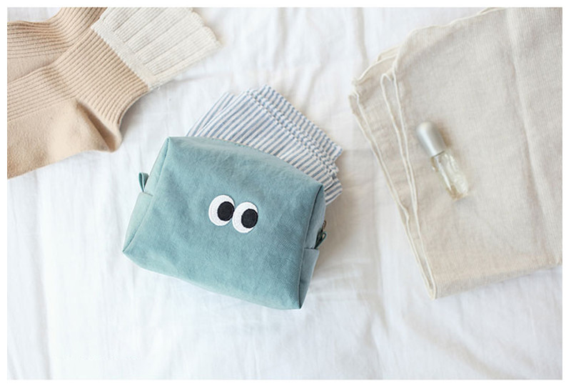 Waterproof Small Velvet makeup bag organizer