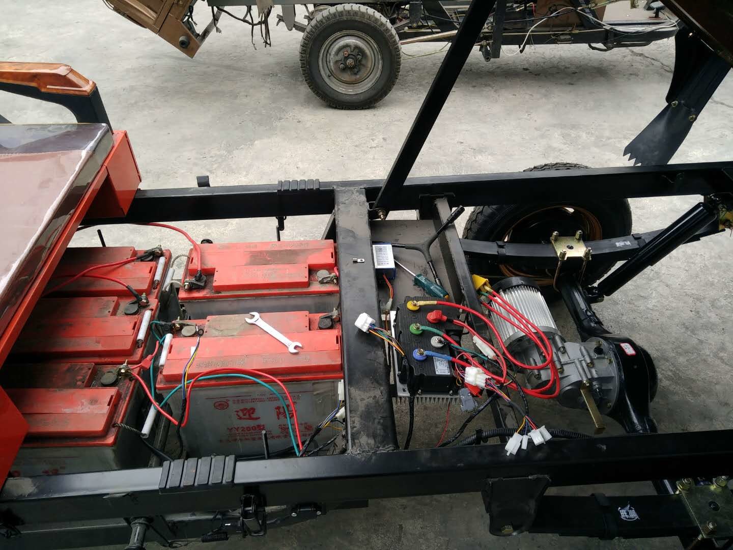 Powerful Electric Vehicle Motor 2KW 60V For Three Wheel Motorcycle / Rickshaw