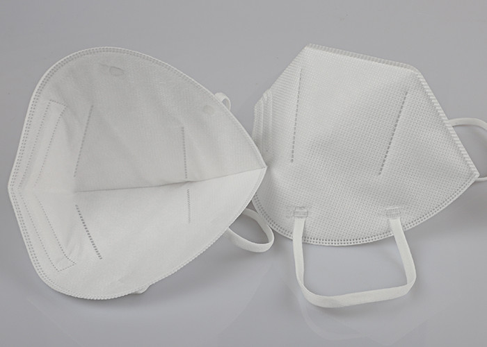 Breathable Foldable FFP2 Mask , Dust Protection Mask 4 Layer Protection