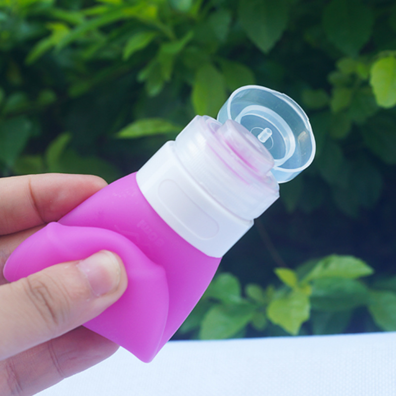 OEM 60ml Travel Size Silicone Bottles For Shampoo Conditioner