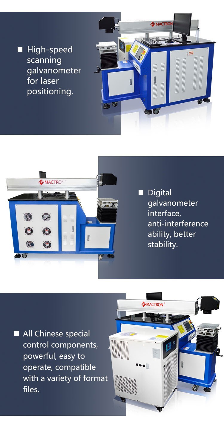 400W mould laser welding machine YAG desktop laser welding machine
