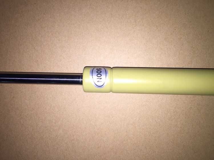 Yellow Industrial Gas Struts Compression Gas Springs Gas Lifts 500N
