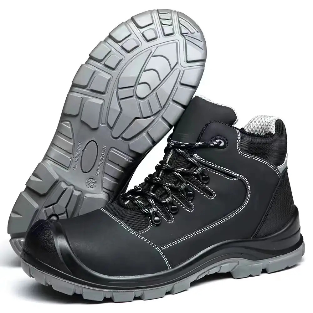 S3 Security Work Boots Waterproof Ankle High Work Boot With Steel Toe