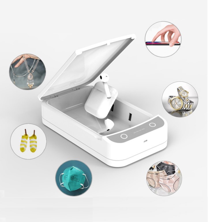 UV Ultrasonic Cellphone Deep Disinfection Sterilization Box Bag Cleaner
