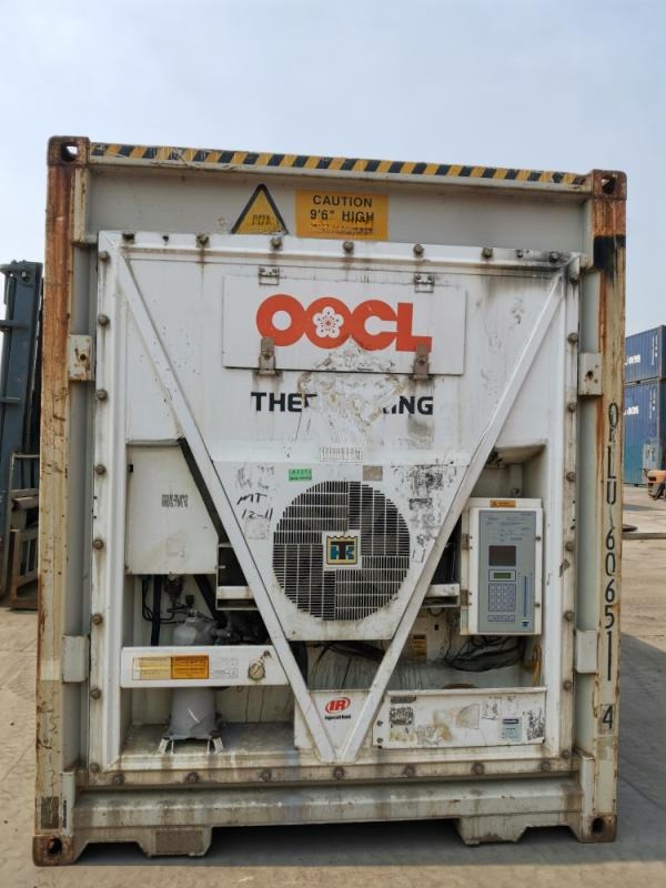 20ft Used Refrigerated Freezer Container in Dubai External Dimensions 6058x2438x2591mm and Customized