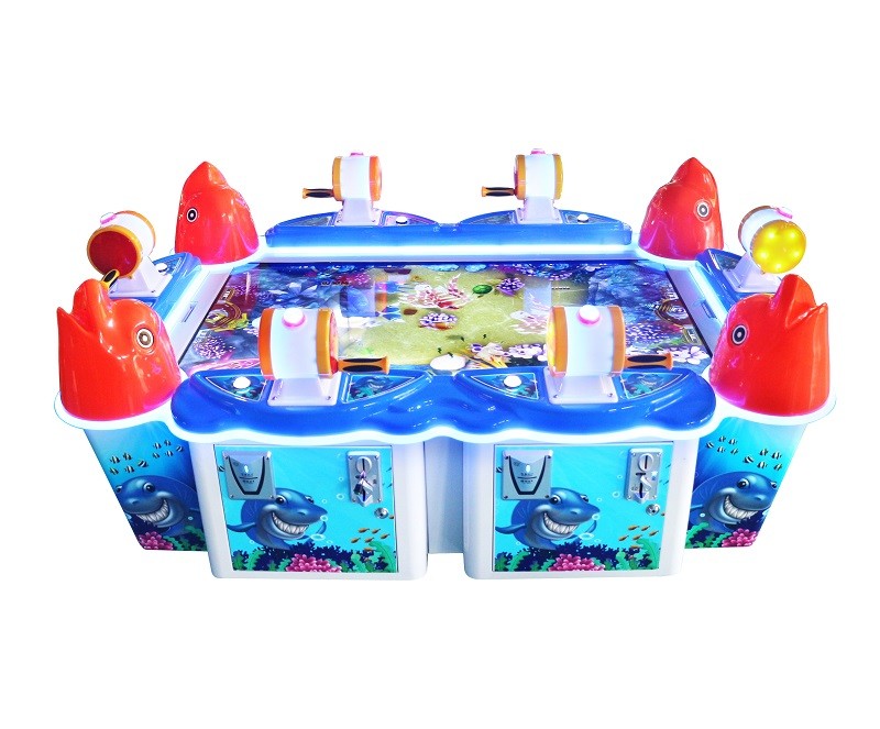 Simulator Fishing Game Machine for 6 Players Children Amusement 125*175*80cm