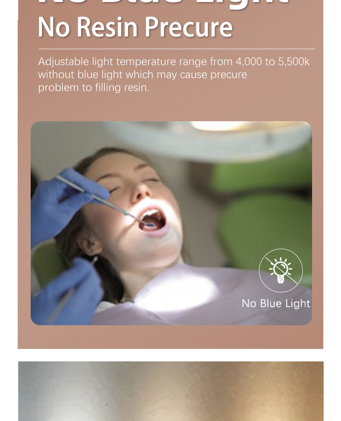 Hospital Veterinary Dental Chair Lamp , 28W Light Used In Dental Chair