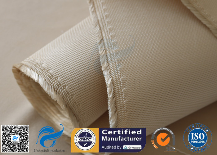 1200gsm 35oz Brown High Silica Fabric 1200℃ Satin Fiberglass Fire Blanket