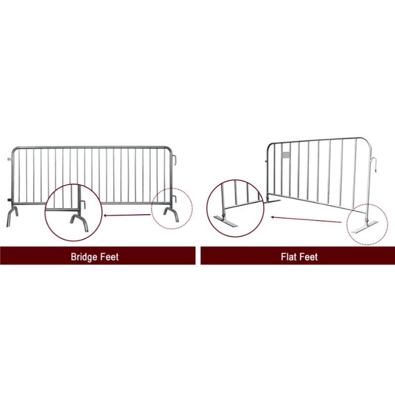Removable Portable Metal crowd control fencing For Key Event 4*8ft