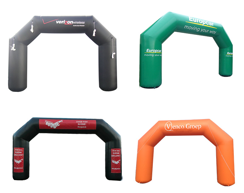 Customized Logo Brand Inflatable Start and Finish Line Arches Inflatable Sport Arch Gate for Sale