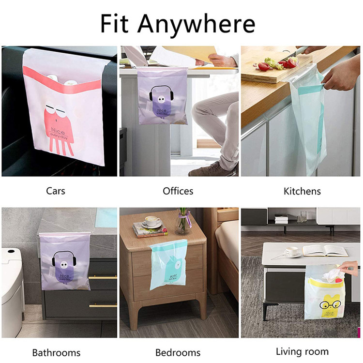 29.5×24cm Biodegradable Packaging Bag Disposable Portable Car Garbage Use