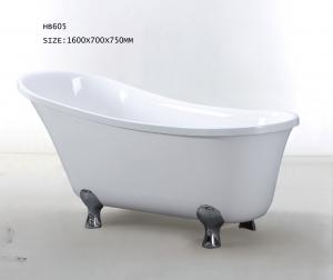 China Bathtubs, freestanding Bathtub without faucet , hand shower HB605 1600X700X750 on sale