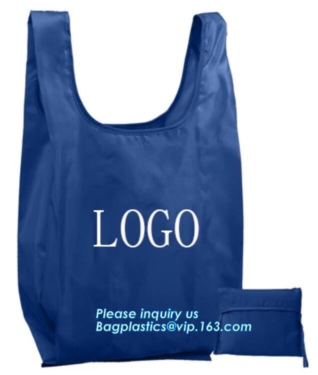 Promotion Custom Eco Friendly Sublimation Polyester Folding Shopping Bag,Promotional Sports Gym Sack Polyester Drawstrin