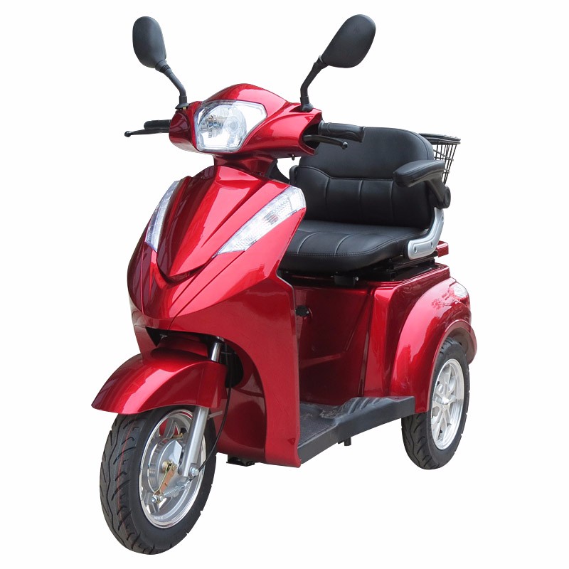 Brushless Gearless Motor 48V-60V 20AH 500W 4 Wheel Electric Mobility Scooter with Drum Brake